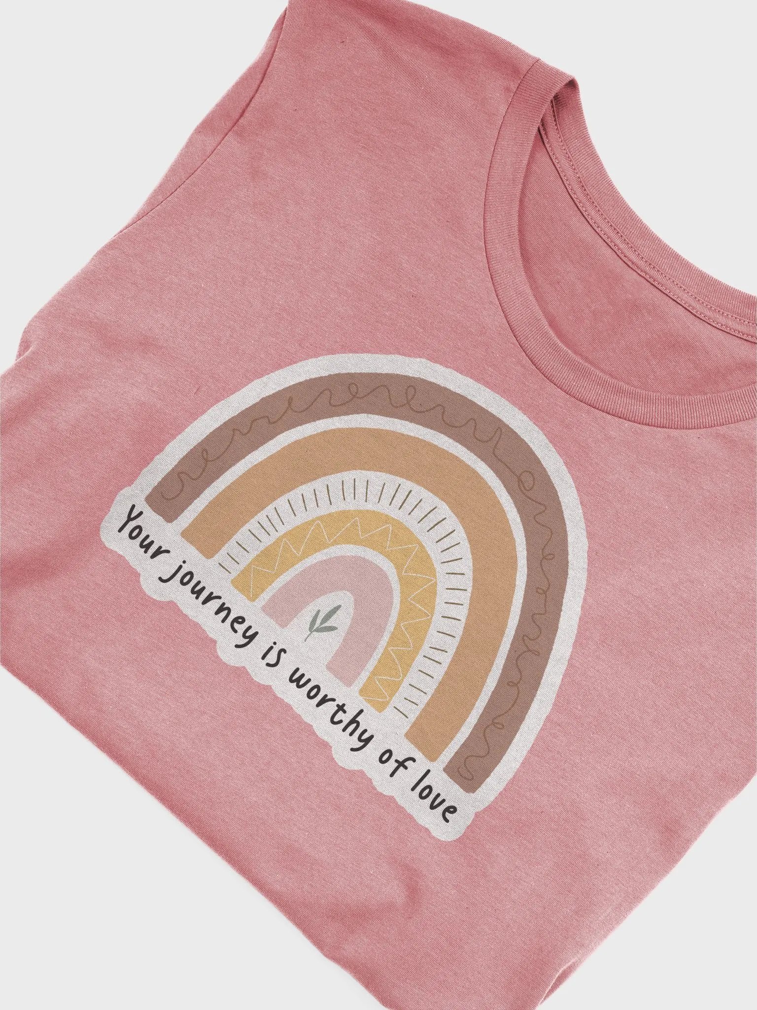"Your Journey is Worthy of Love" Unisex Tee product image (3)