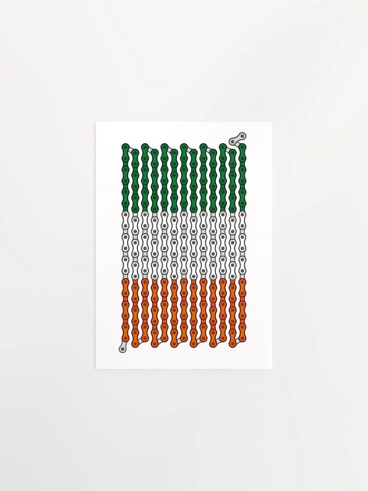 Ireland Bike Chain Flag Poster product image (2)