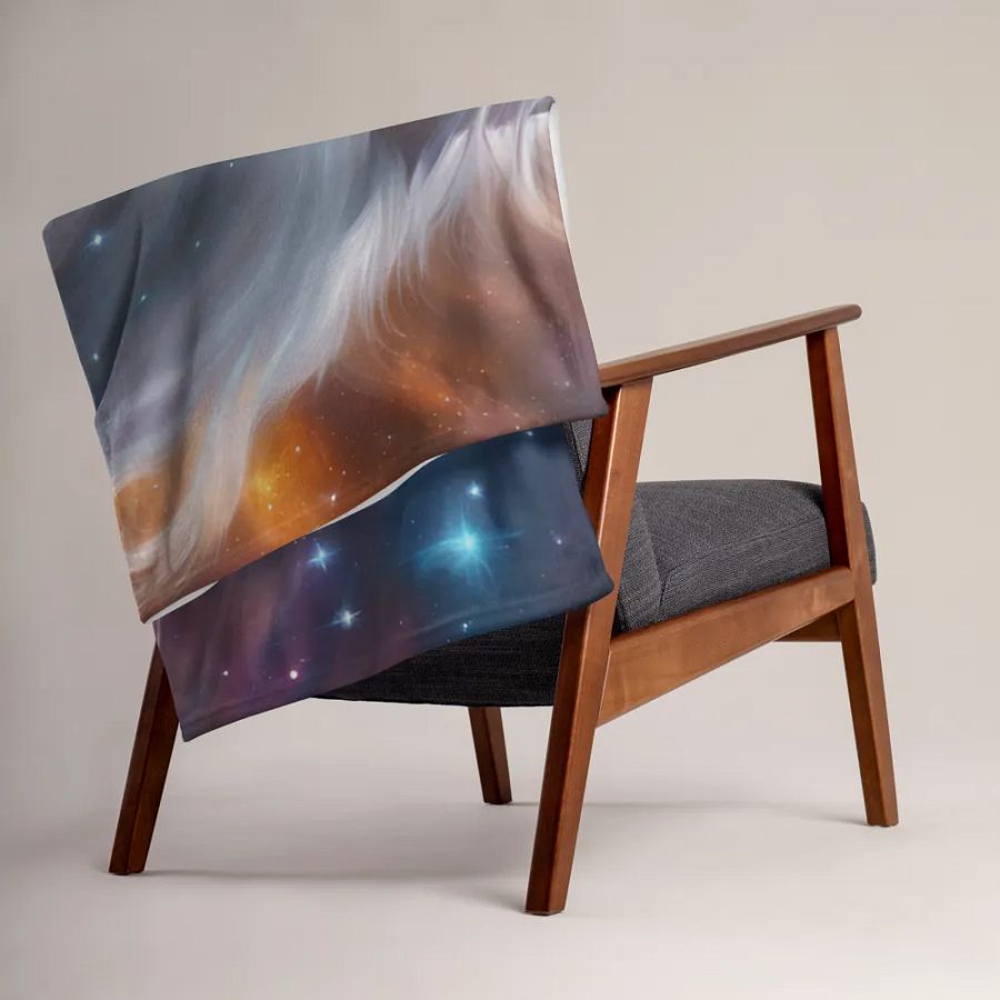 Galactic Dreamer Throw Blanket Perser CAT product image (15)