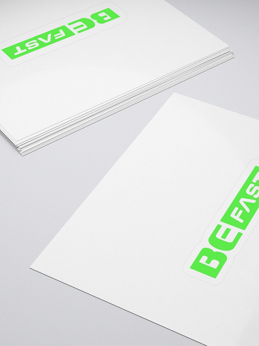🟩 BEFAST Sticker – Green Edition product image (4)
