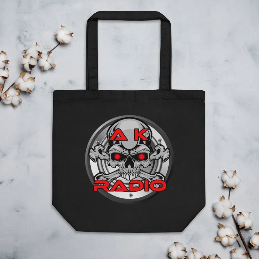 AK RADIO (Speaker & Skull) Tote Bag product image (4)