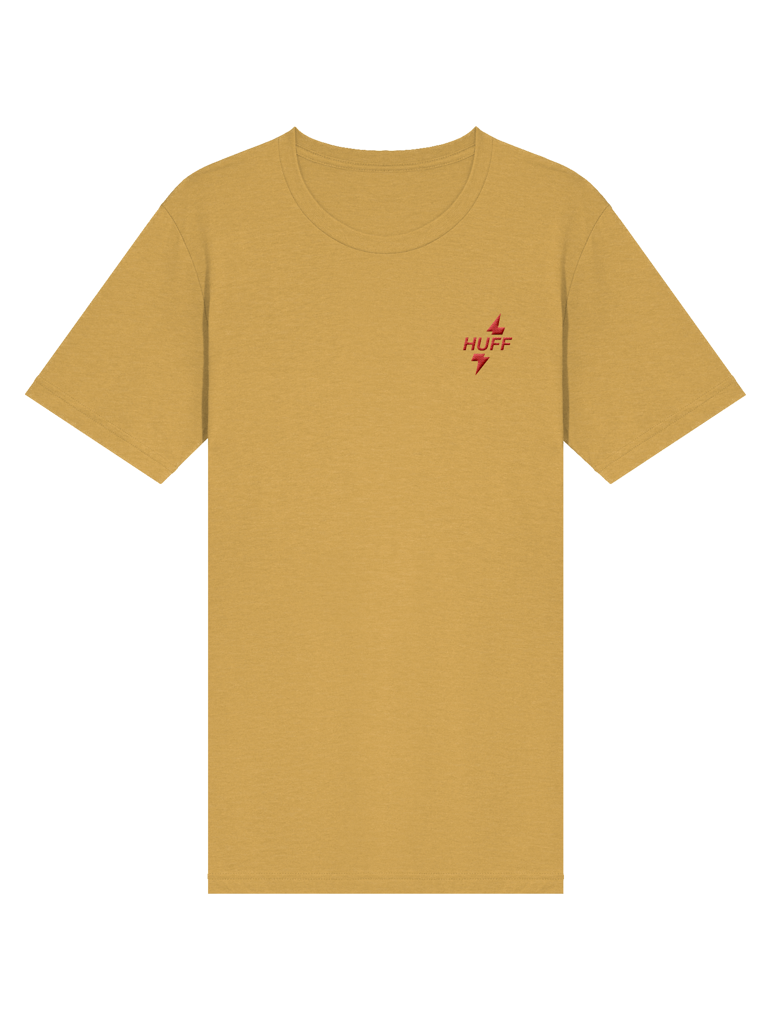 Huff Bolt Short Sleeve T-Shirt Yellow (Small Logo) product image (3)