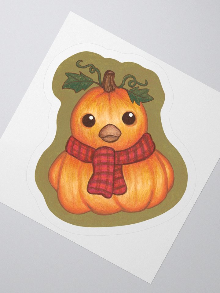 Pumpkin Duck - Sticker product image (6)