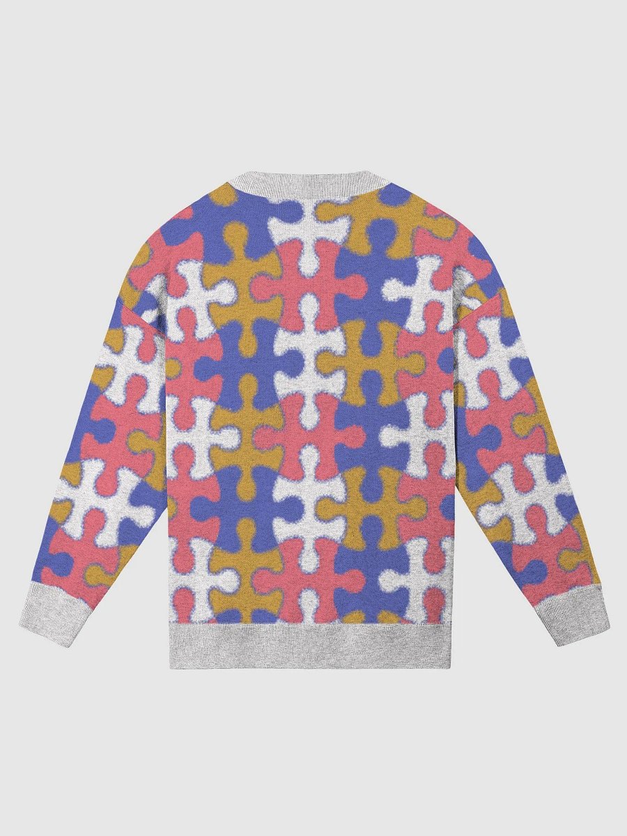 Woman's Fit Jigsaw Puzzle Knit Sweater product image (3)