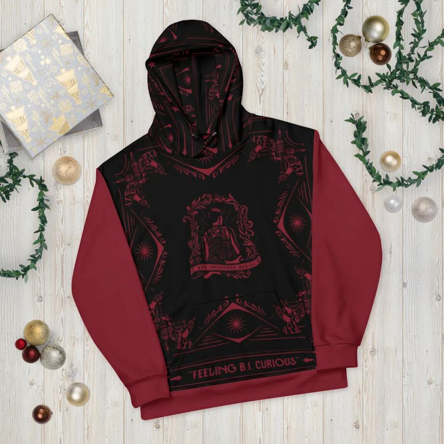 "Feeling BI-Curious" Bandana Hoodie product image (10)
