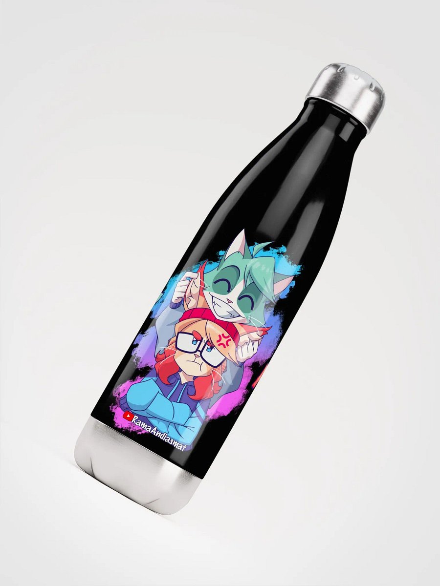 Cyan Teasing Alice's Ears Stainless Steel Water Bottle product image (4)