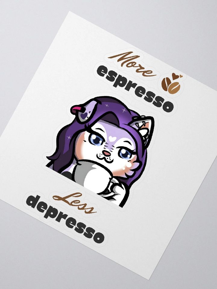 More Expresso, Less Depresso Sticker product image (4)