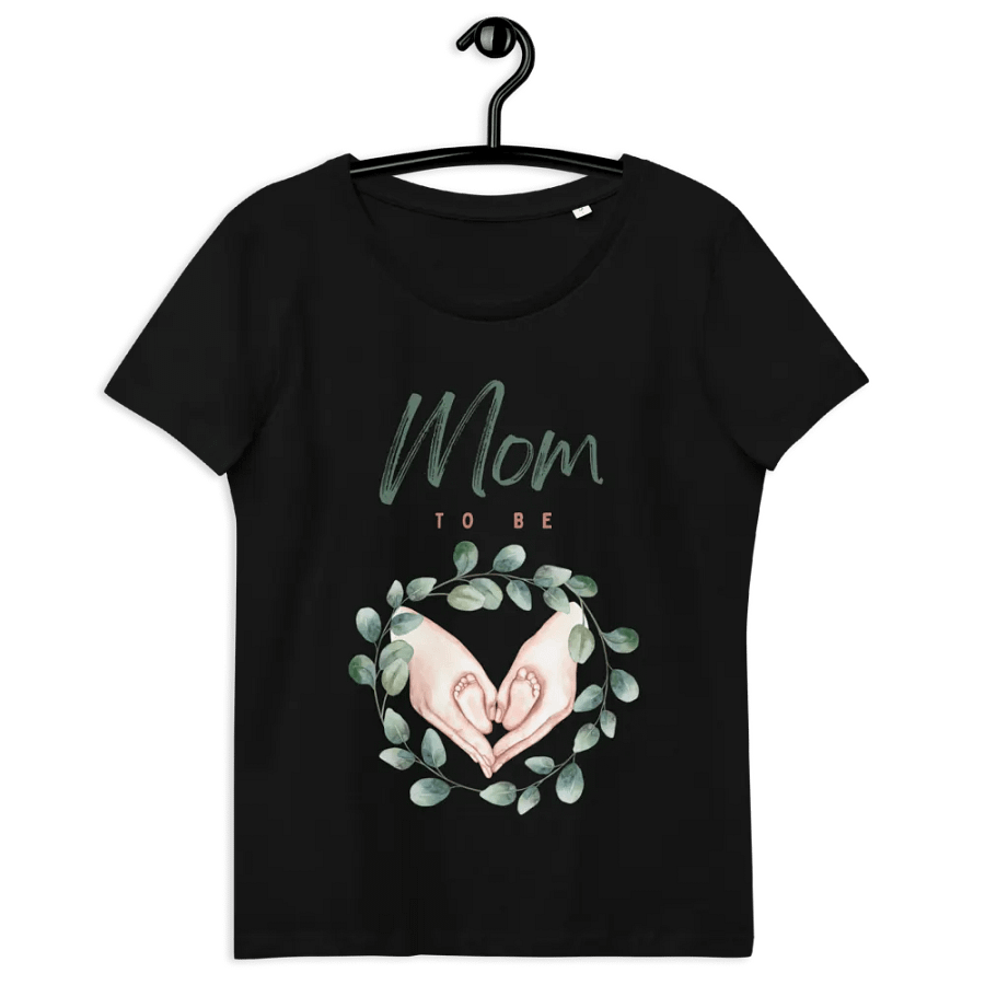 Mom-To-Be Watercolor Love Tee product image (12)