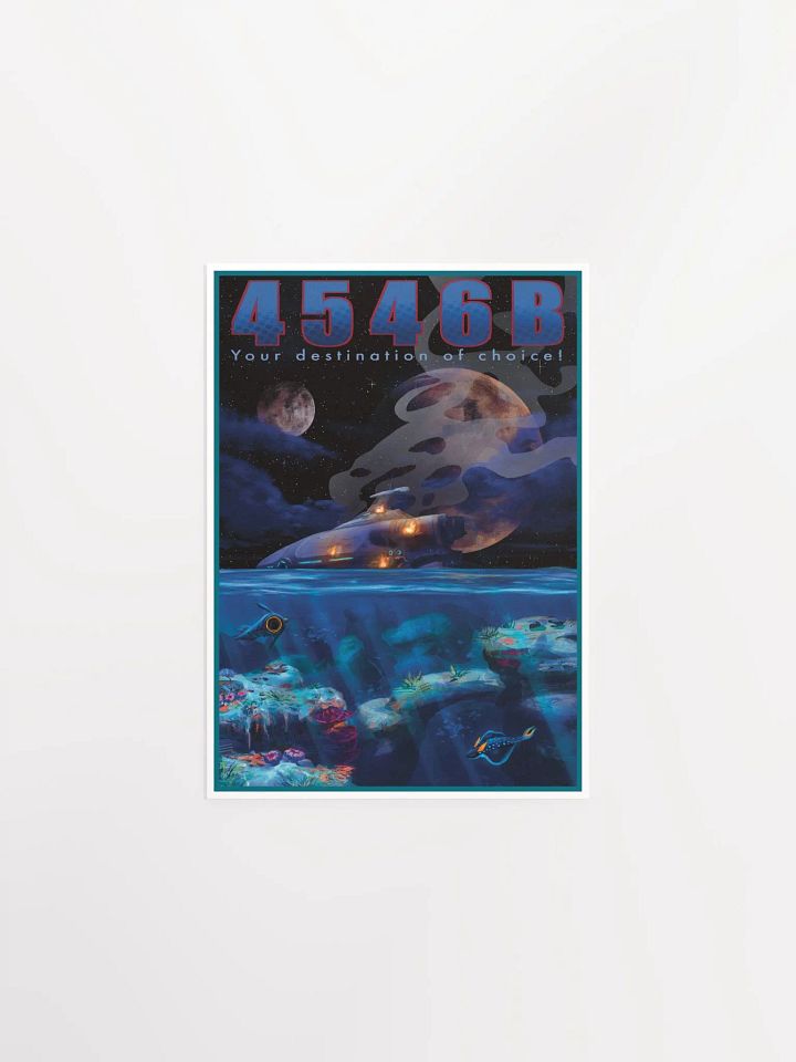 4546B (night version) Subnautica poster product image (1)