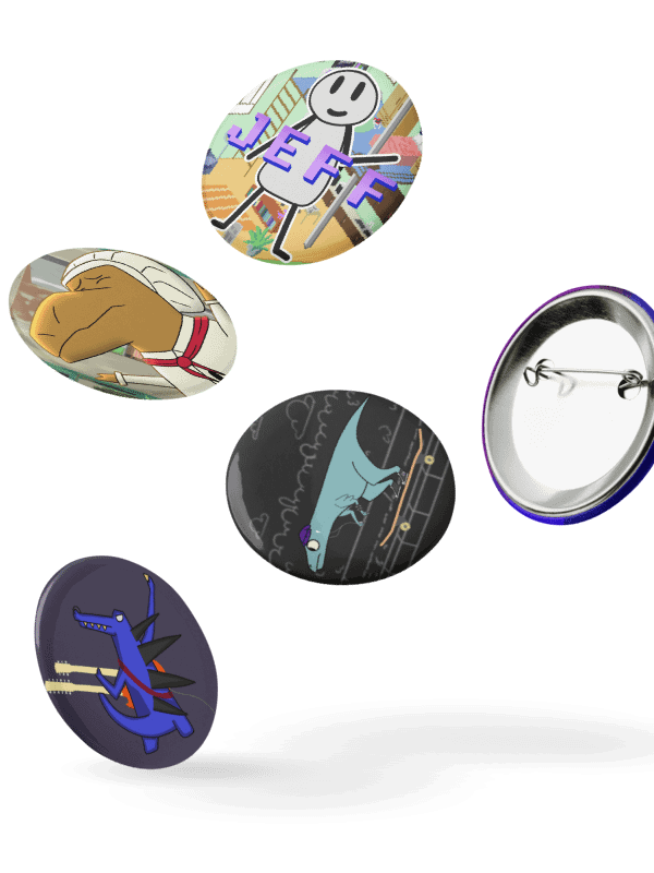 Dani & Dean Do An Internet Big Pin Button Set (2.25'') product image (5)