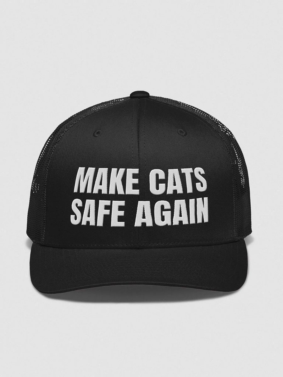 MAKE CATS SAFE AGAIN Retro Trucker Hat product image (1)