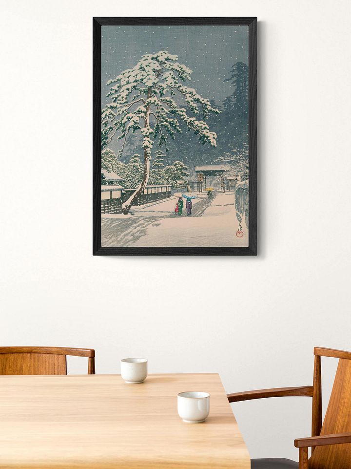Hommonji Temple in Snow - Kawase Hasui product image (1)
