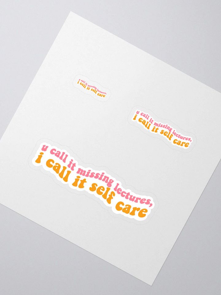 Self Care Sticker product image (2)