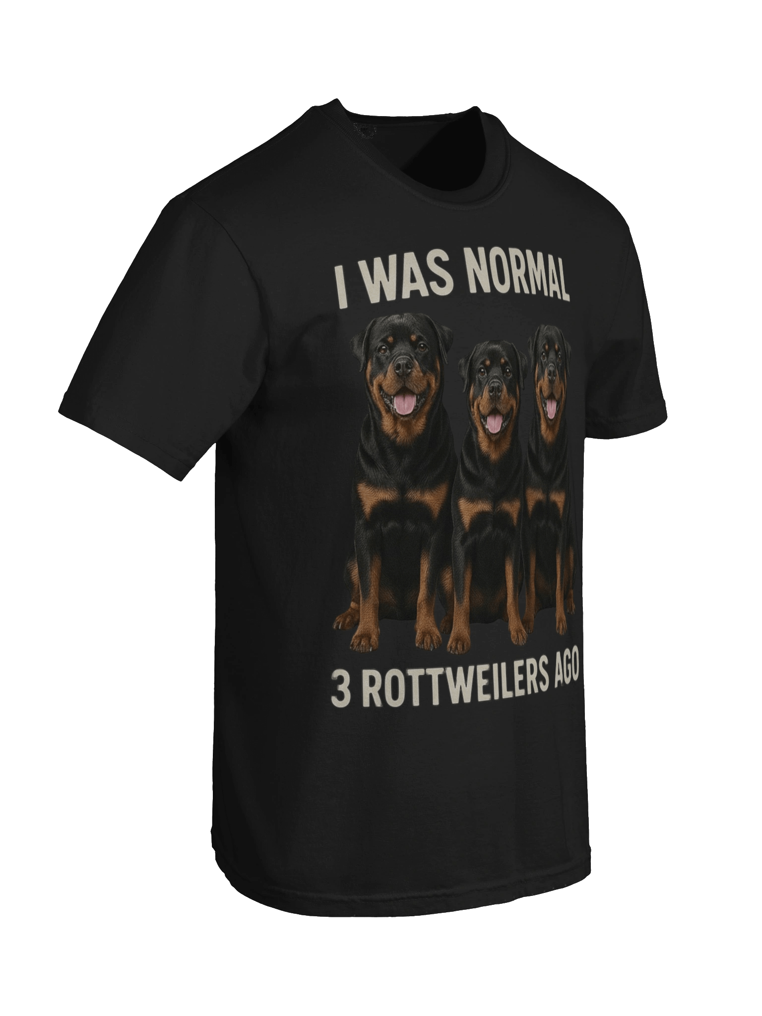 I Was Normal 3 Rottweilers Ago T-Shirt product image (8)