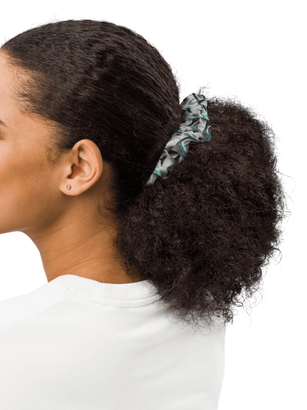 "Unstoppable Grace" Lioness All-Over Print Scrunchie – A Tribute to Fierce Feminine Power product image (1)