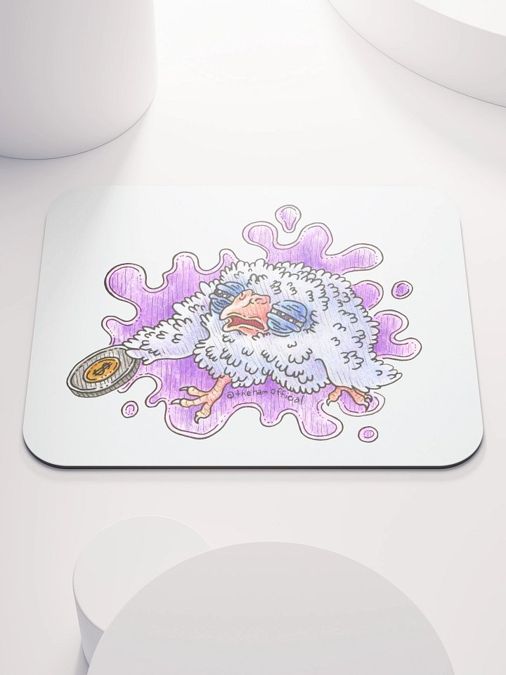 Coin Bird Mousepad product image (1)