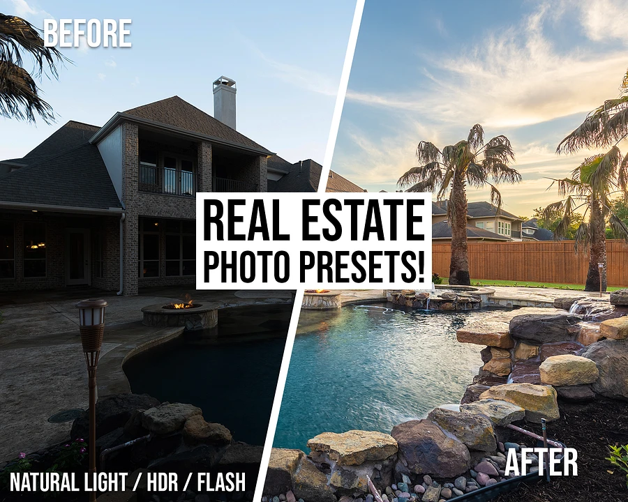 Real Estate Photography Lightroom Presets - Natural Light, HDR, Flash & More! V2 product image (2)