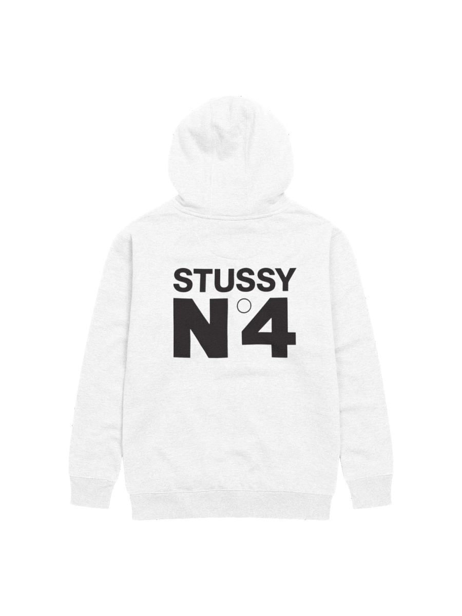 NO.4 HOODIE White product image (1)