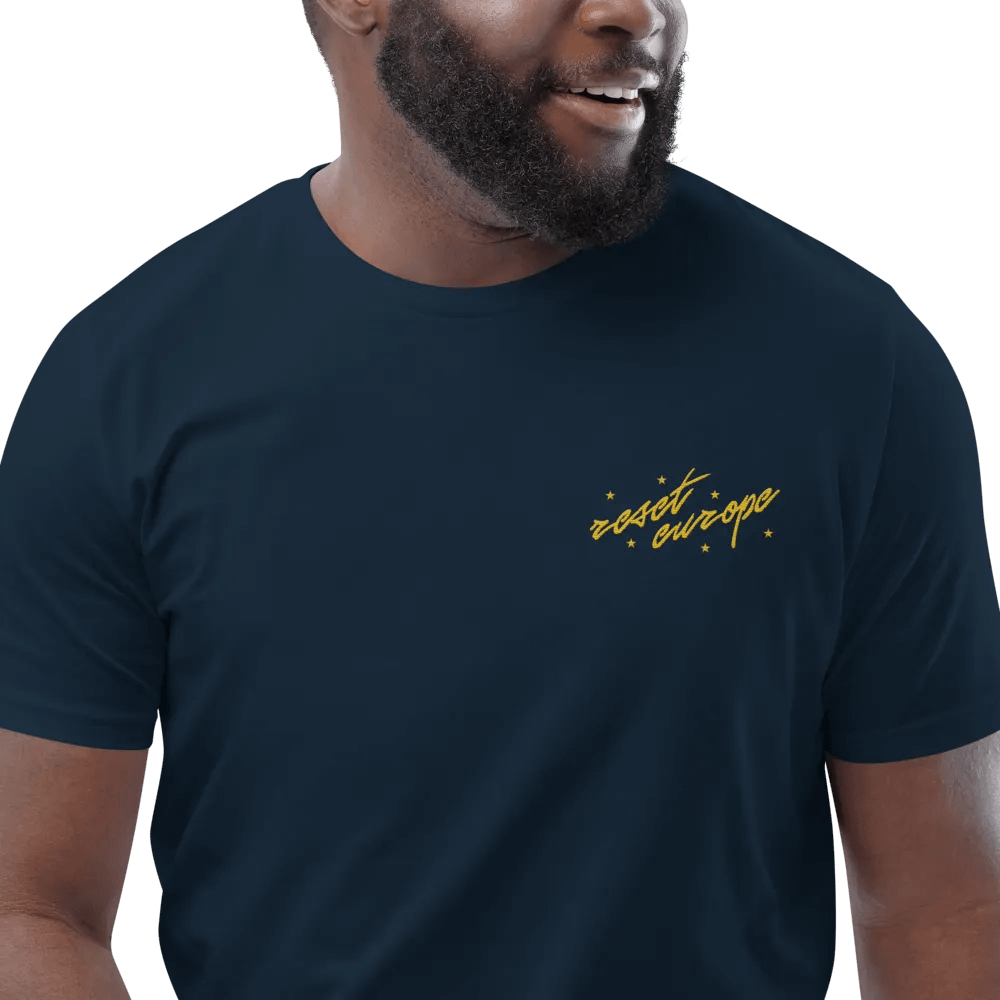 reset europe embroidered t-shirt - 100% organic cotton product image (6)