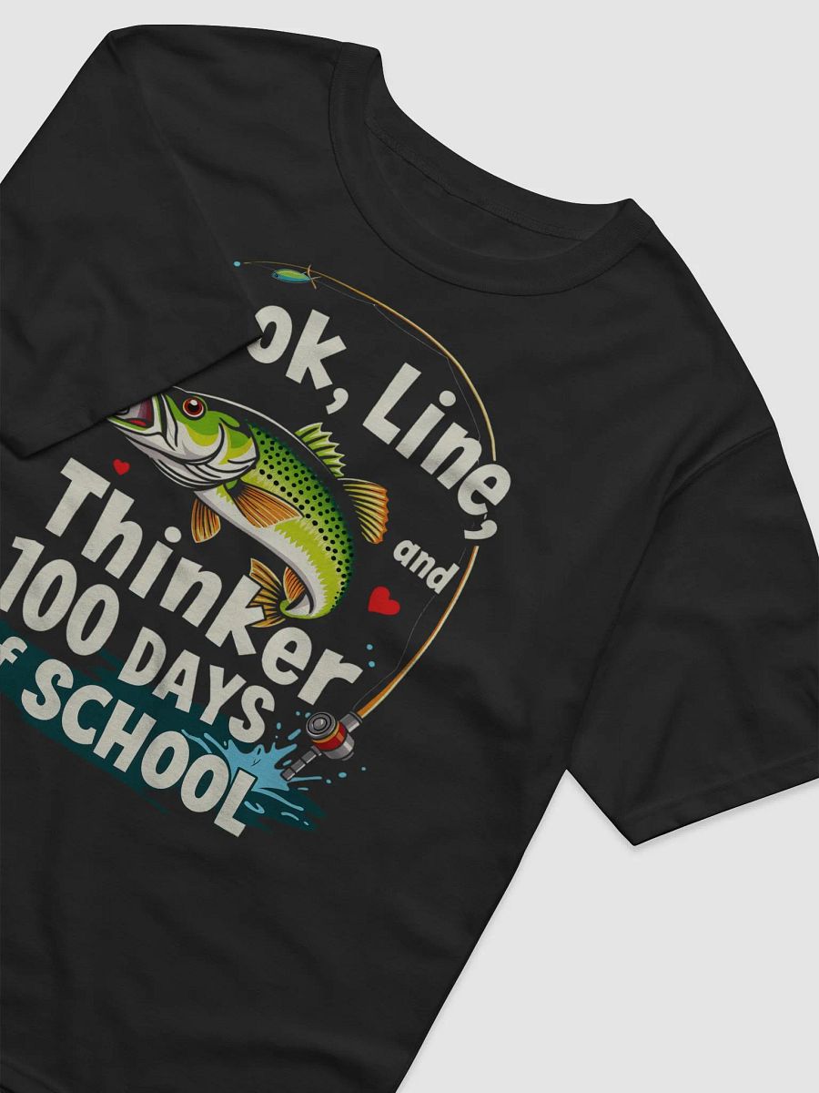 100th Day of School Fishing T-Shirt product image (12)