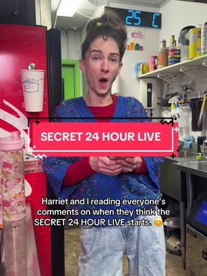 There is a SECRET 24 HOUR LIVE in Nov. do you know when???? #fyp #live 