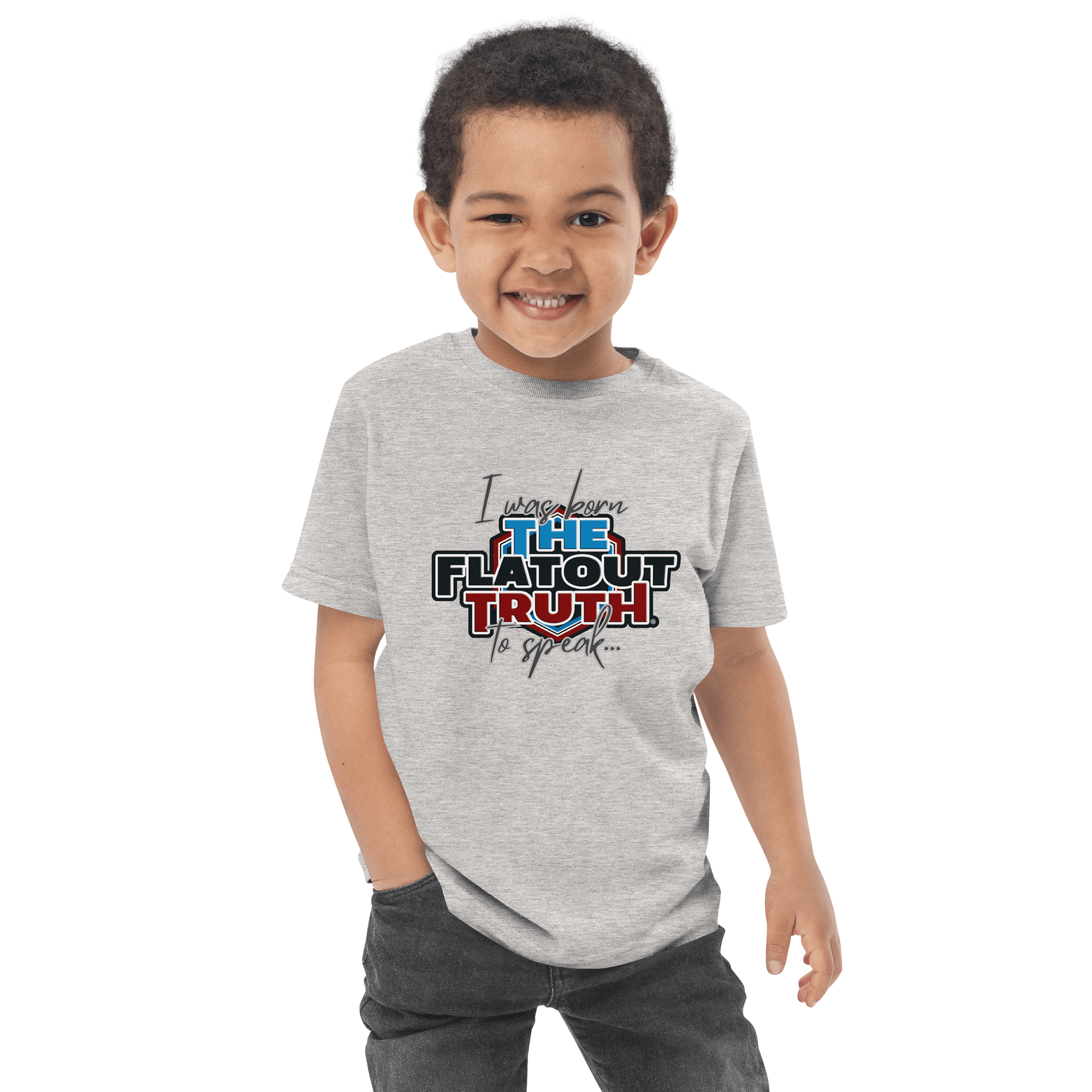 The Flat Out Truth Toddler Jersey Tee product image (8)