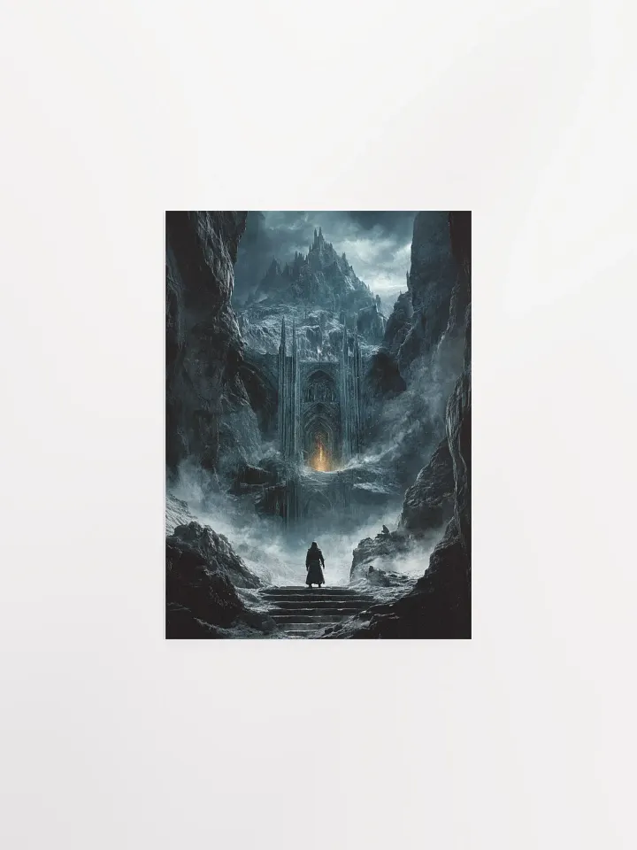Entrance to the Mountain - High-Quality Matte Poster product image (1)