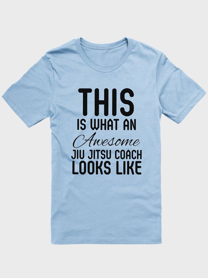 Awesome Jiu Jitsu Coach Looks Like This Is What An - Unisex T-shirt Bella Canvas 3001 product image (3)