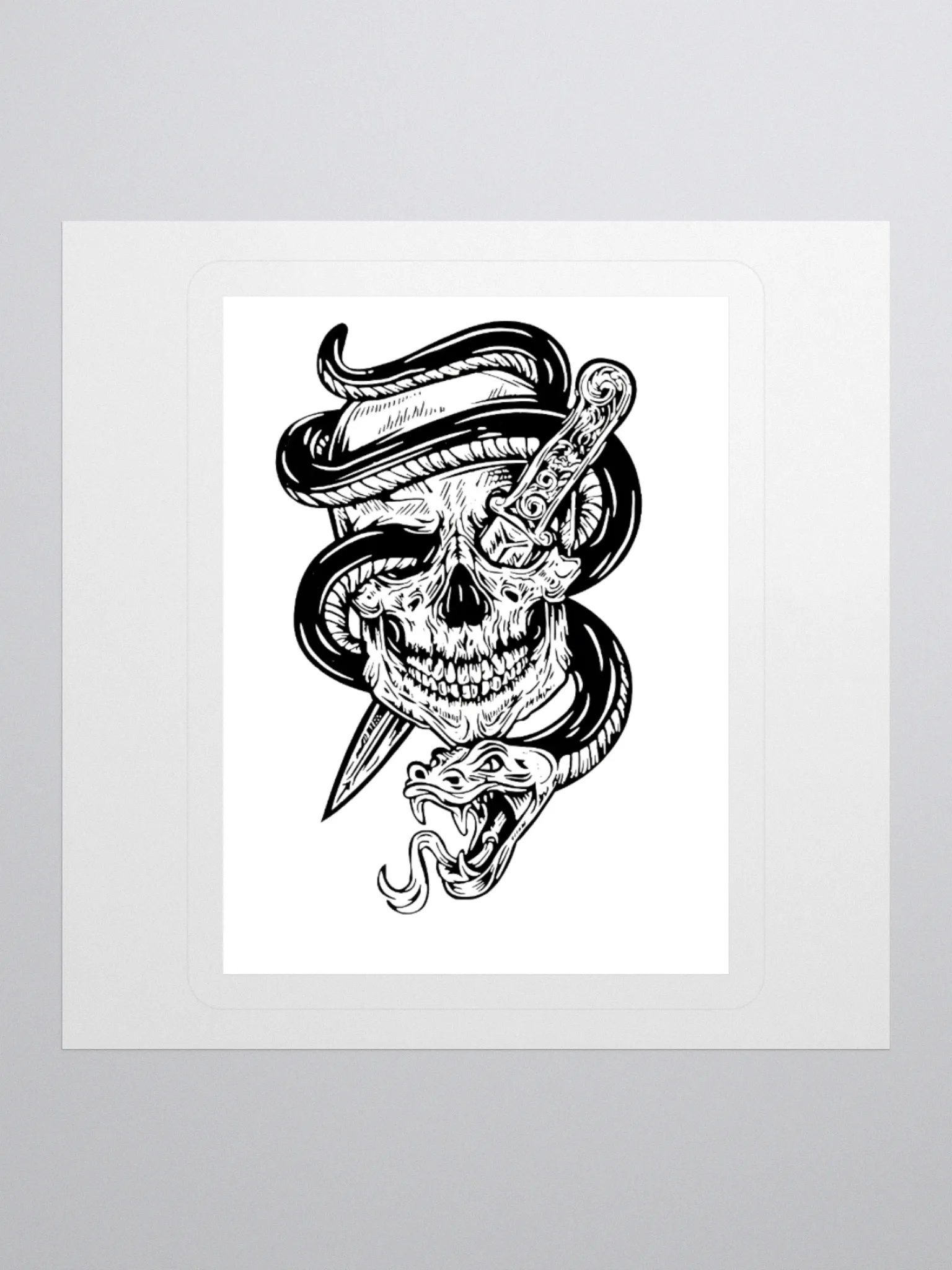 skull and dagger stickers product image (2)