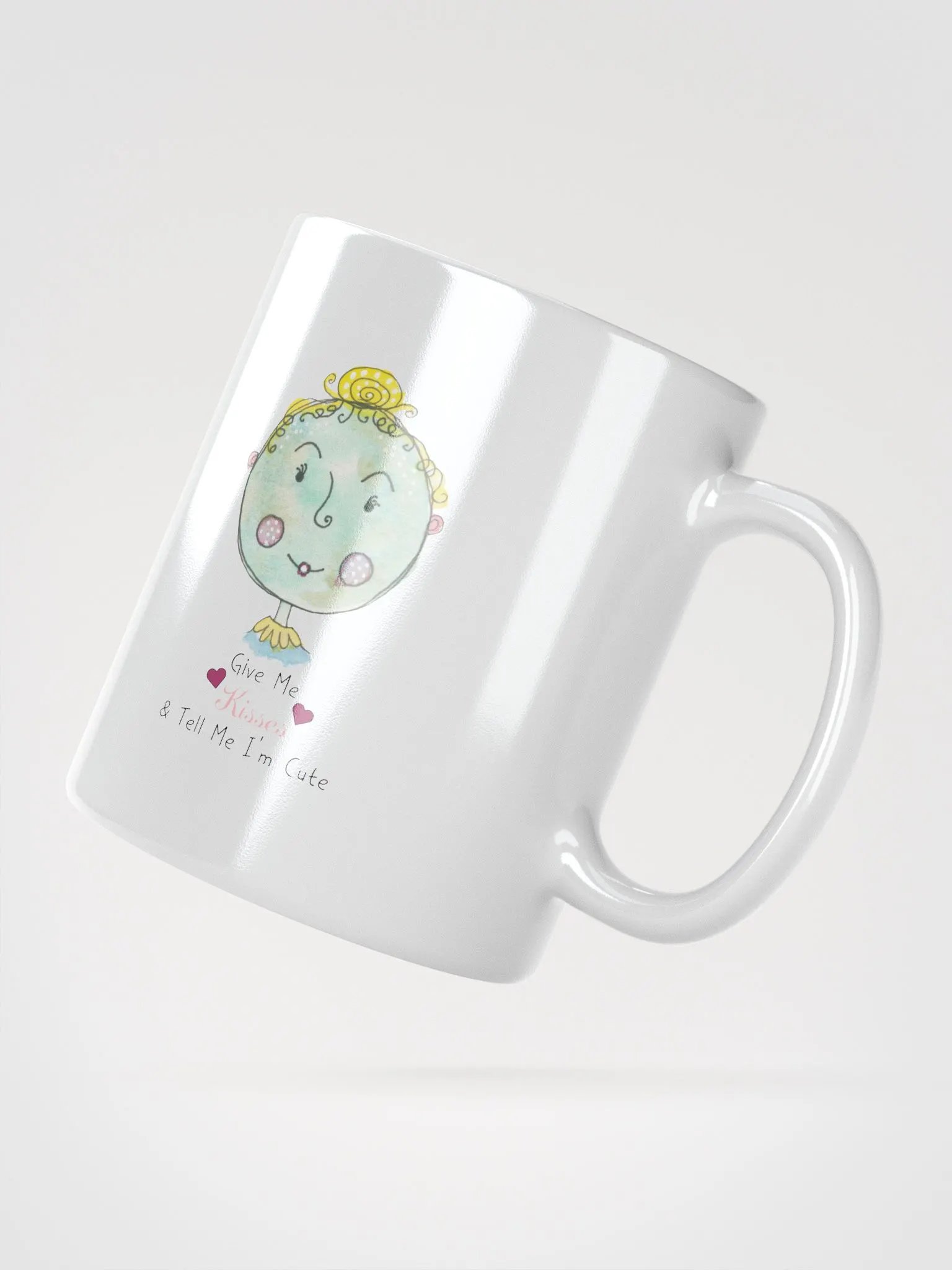 Whimsical Give me Kisses and Tell Me I'm Cute Mug product image (5)