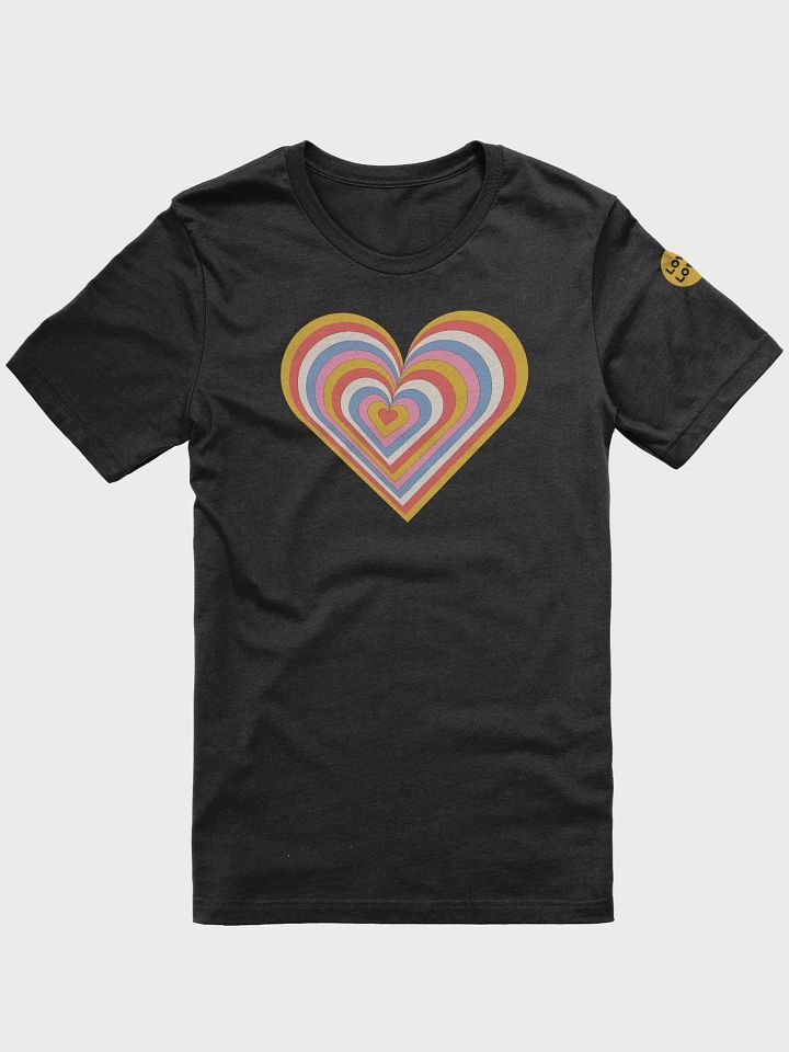 Retro Rainbow Heart T product image (2)