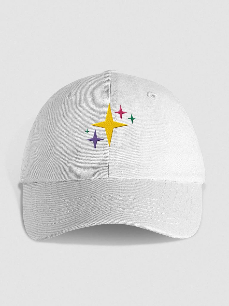 sparkles dad hat (white) product image (1)