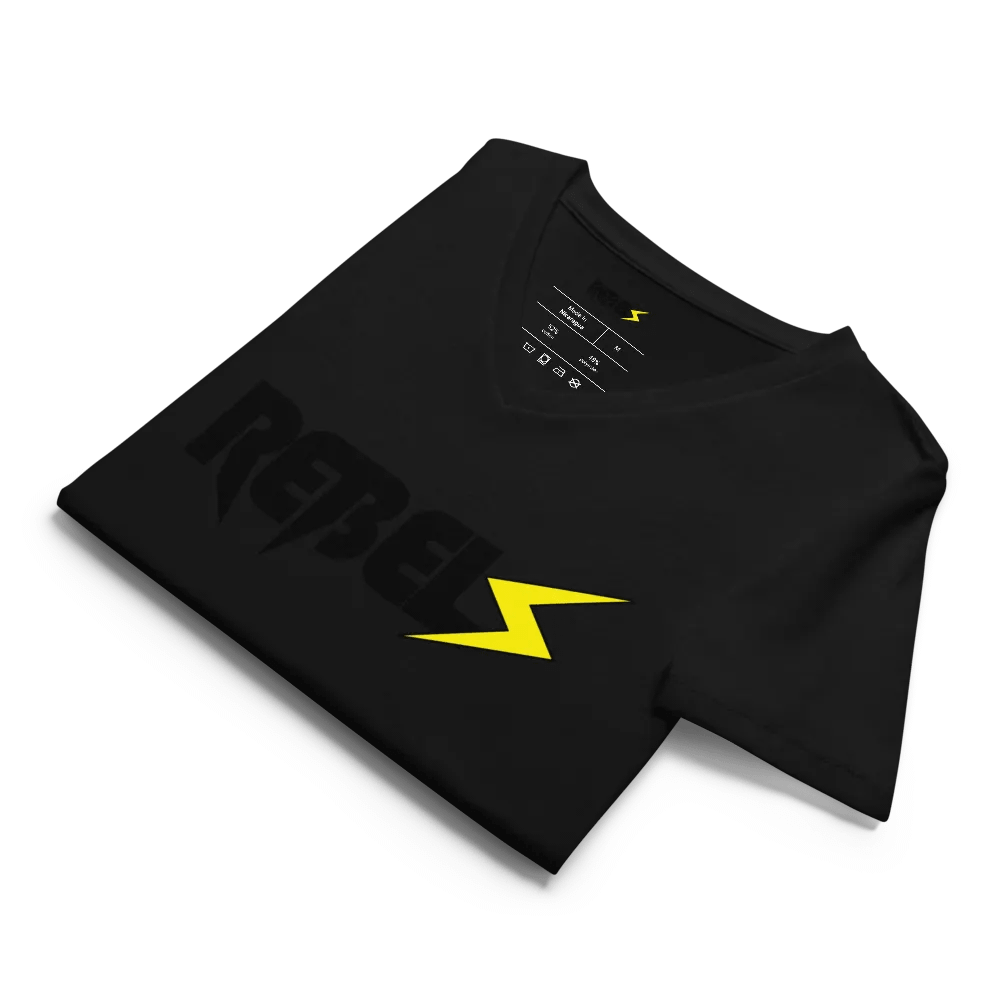 Woman's V Neck | Black | Black/Yellow product image (11)