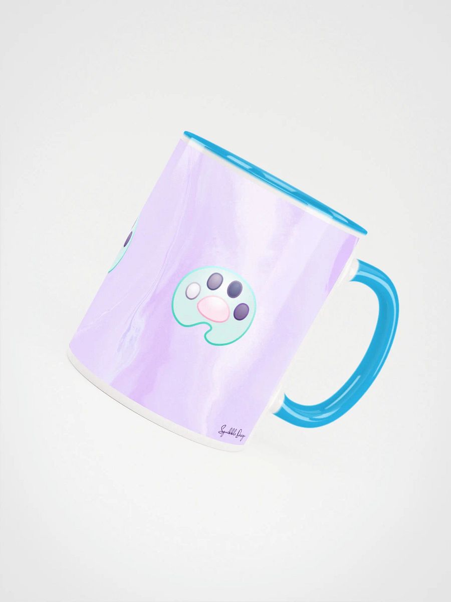 Squibble Design Paw Logo Purple Marbled Mug product image (7)