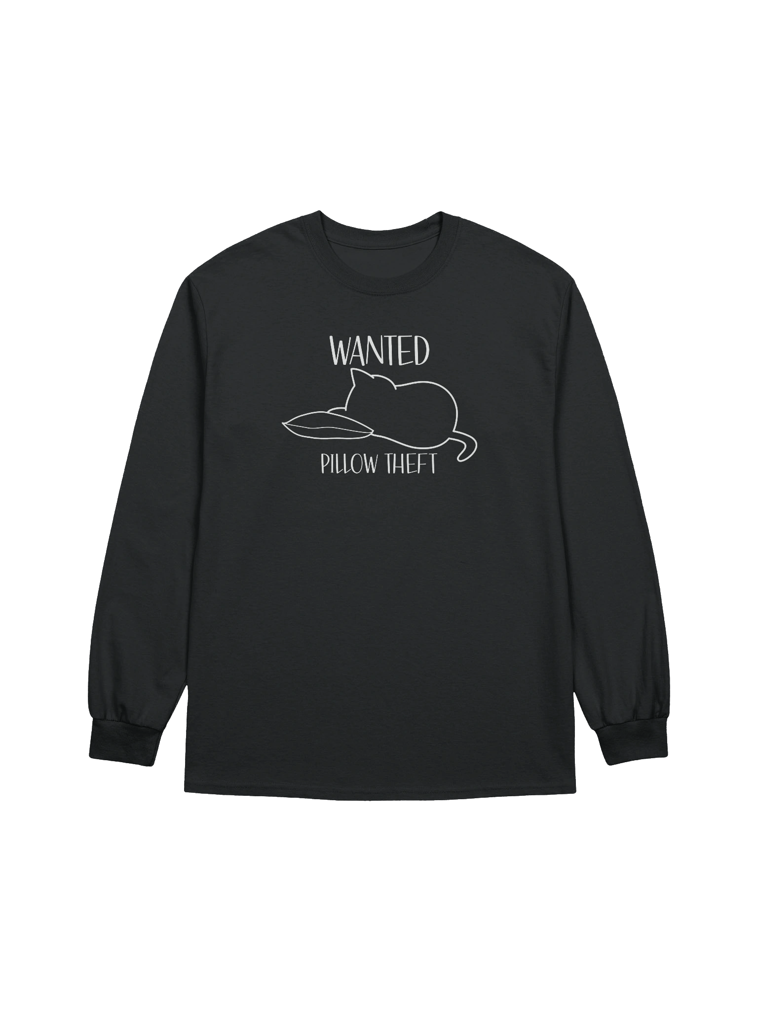 Wanted (Pillow Theft) - Unisex Adult Long Sleeve T-shirt product image (1)