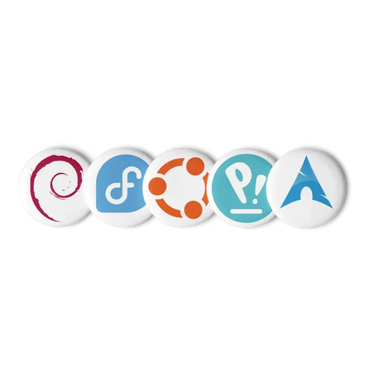 Linux Distribution Buttons product image (1)