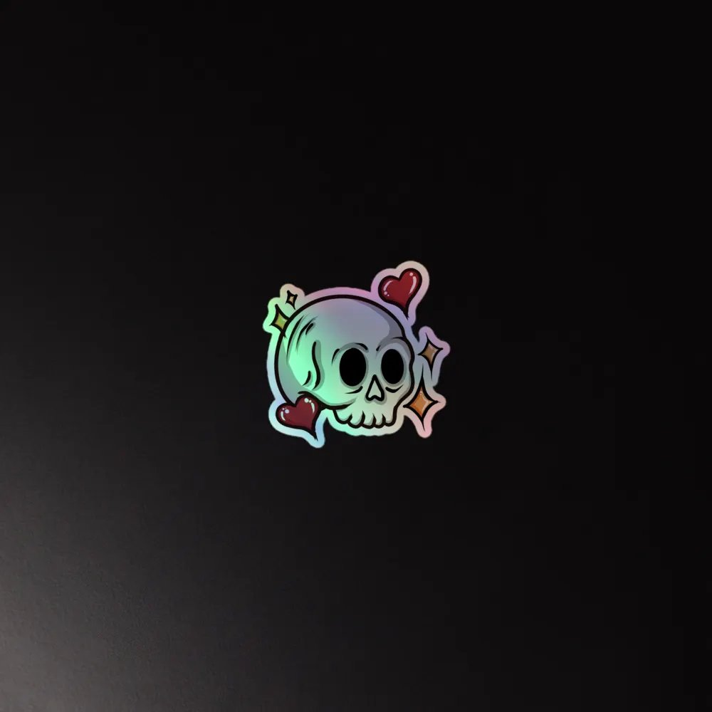 Skull Emote Sticker product image (4)