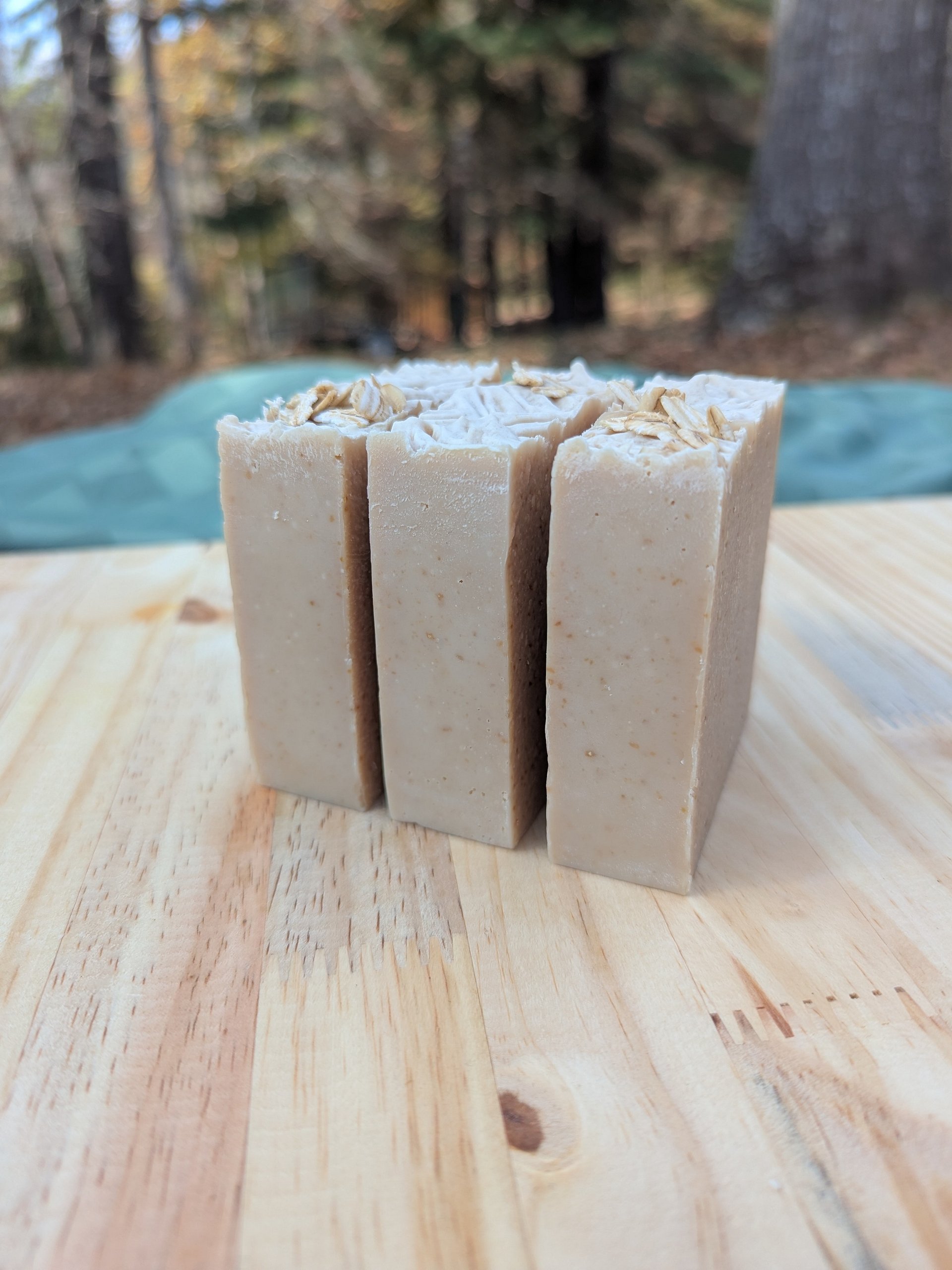 Honey Almond Oatmeal Cold Process Goat Milk Soap product image (3)