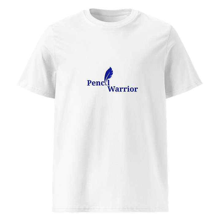 Pencil Warrior Logo Organic Cotton T-Shirt product image (1)