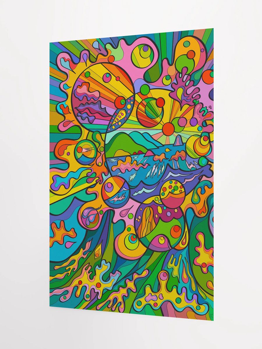 Vibrant Matte Poster Prints - Bright Sea Bubbles product image (3)