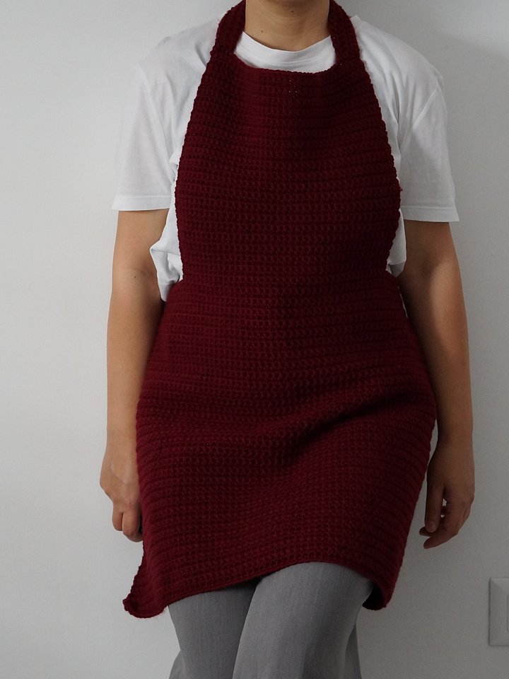 Single crochet kitchen Apron pdf pattern product image (1)