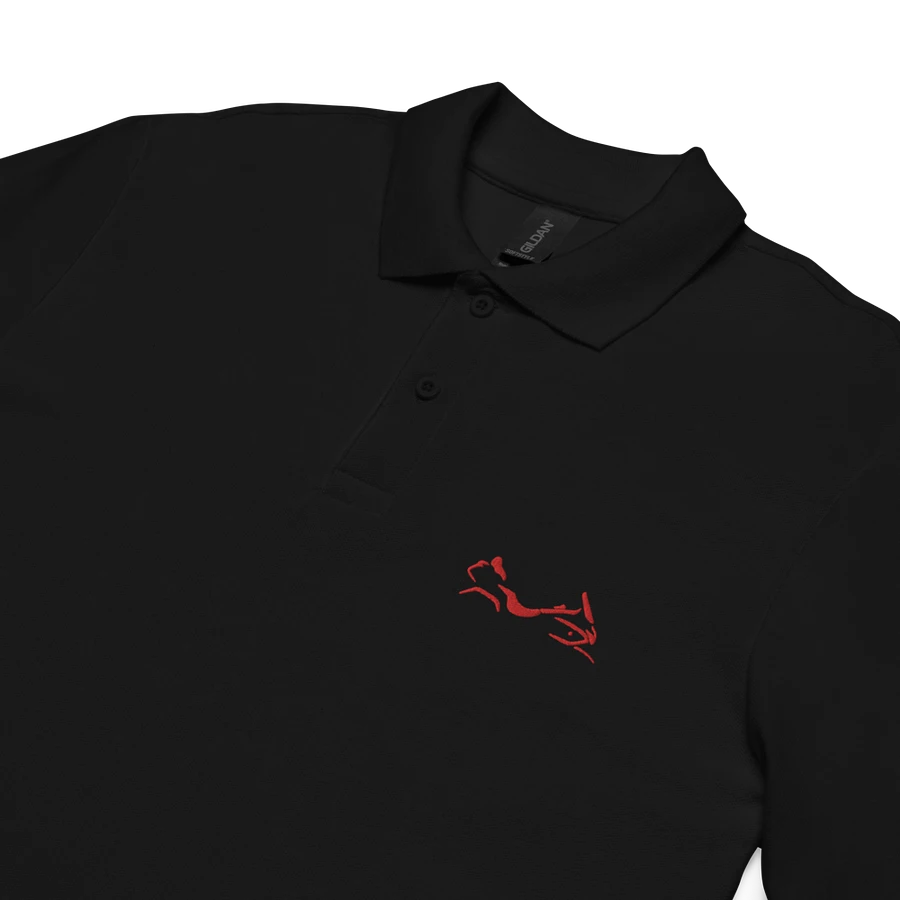 Shadow Wing Polo Shirt Red Embroidery product image (5)