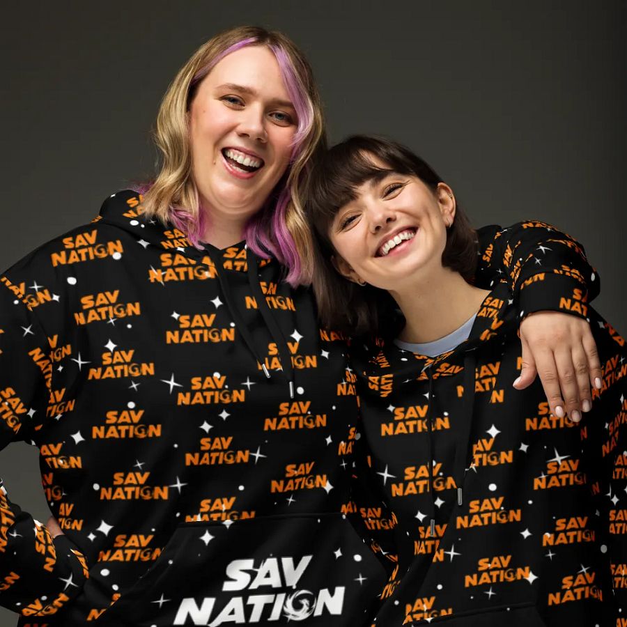 Sav Nation All-Over Print Hoodie product image (5)