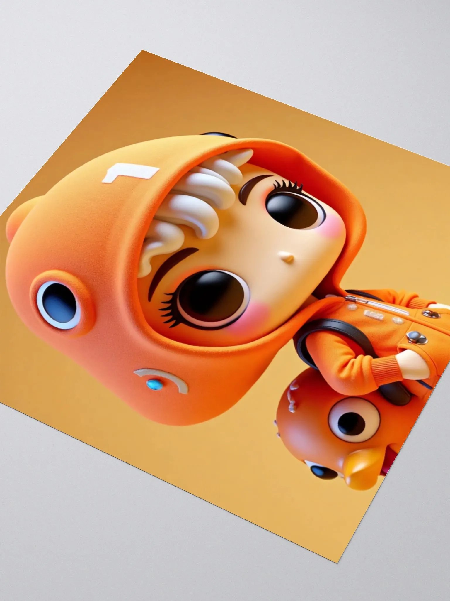 Animal Hoodie Kiss Cut Stickers product image (1)