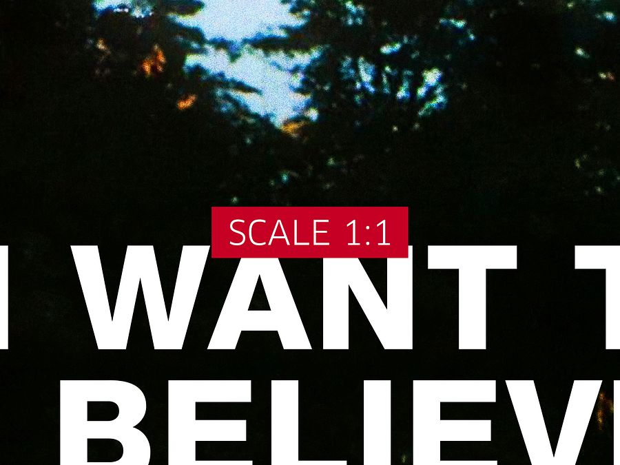 I want to believe. Original The X-Files poster (Ver.2, Season 4-5, 1996-1997) — sci-fi poster, movie poster, space art print product image (6)