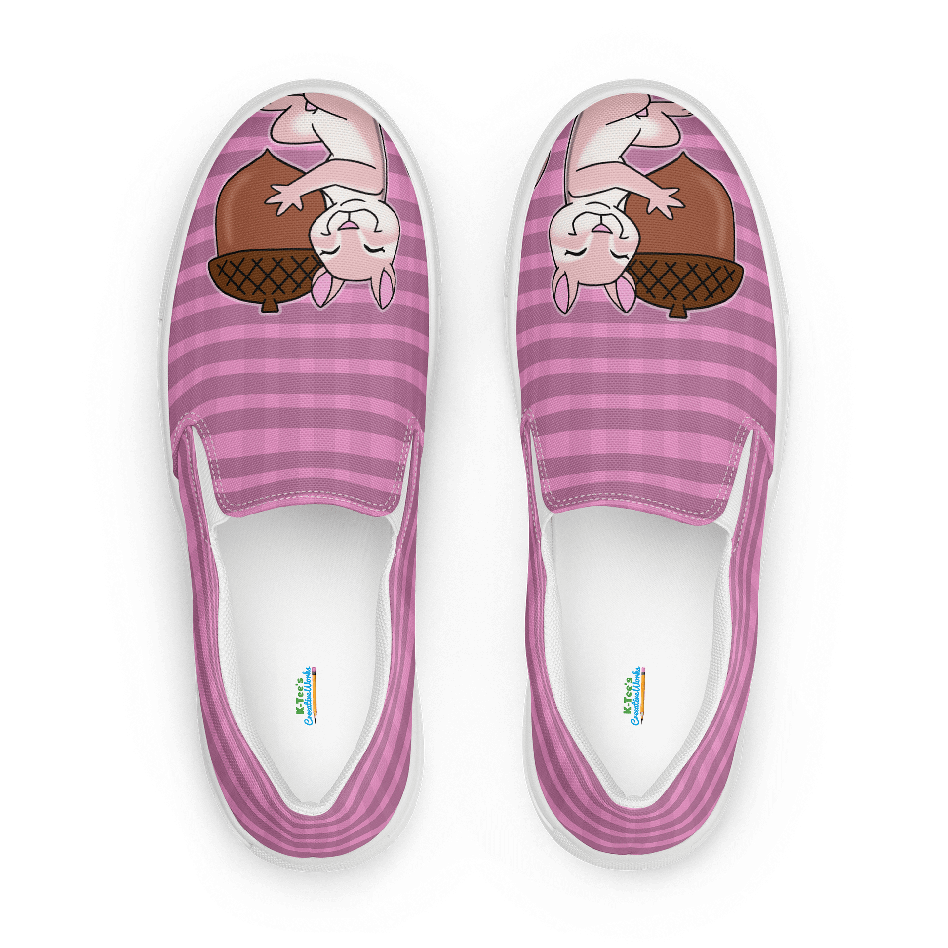 "Cheerful Chipmunk" - Slip-On Canvas Shoes product image (1)