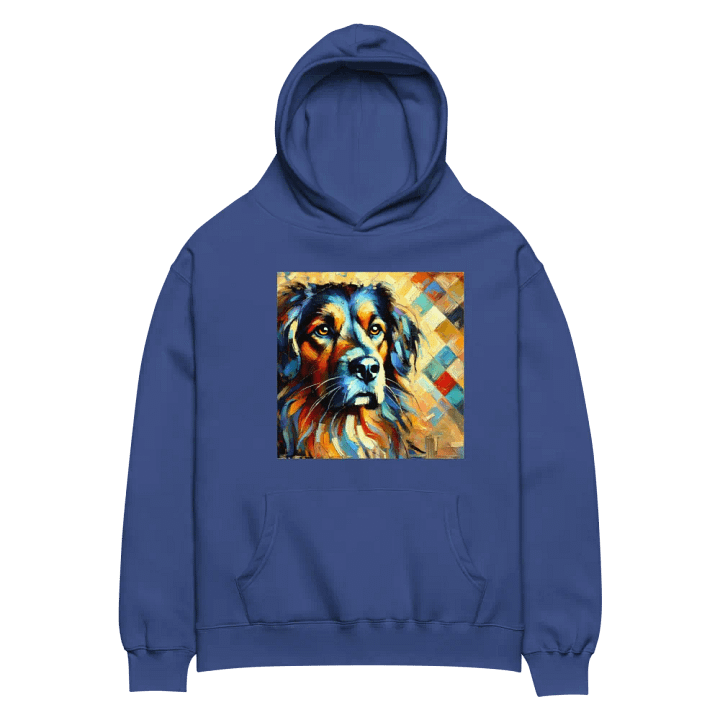 Vibrant Dog Abstract Hoodie product image (2)