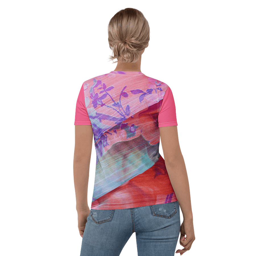 Paradise Breeze Brink Pink Women's Print T-Shirt product image (2)
