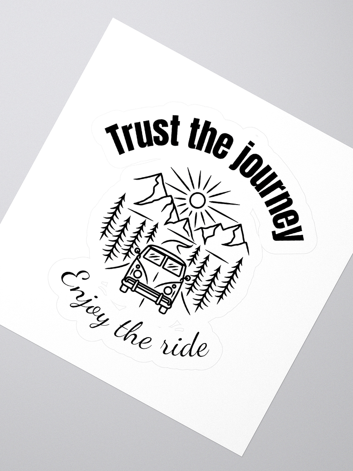 Trust the Journey — Inspirational Kiss-Cut Vinyl Sticker product image (5)