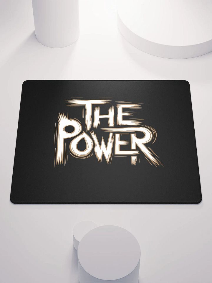 The Power Black color Gaming Mouse Pad product image (1)